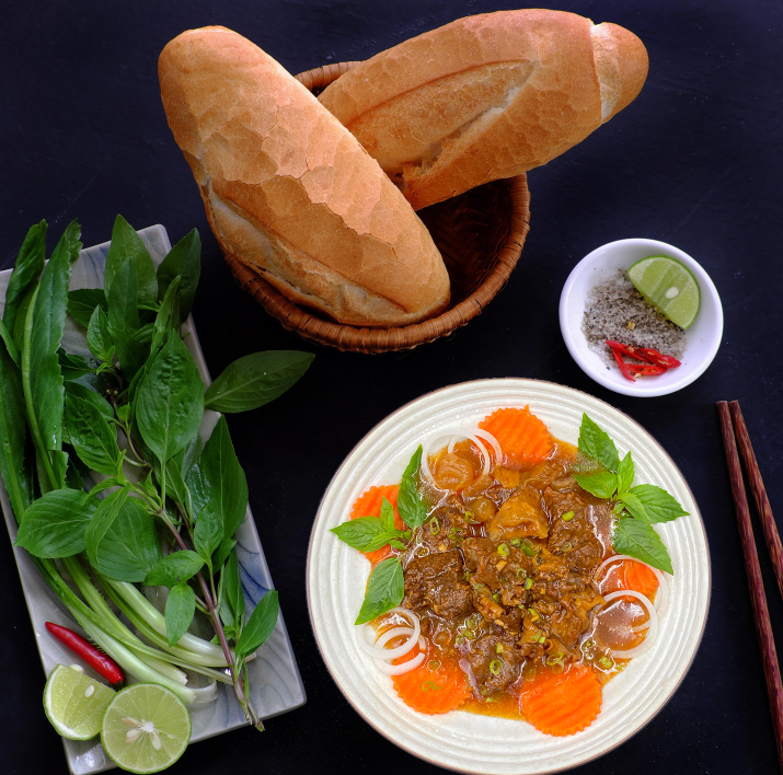 Bánh Mì Bò Kho (Vietnamese Beef Stew w/ French Bread)